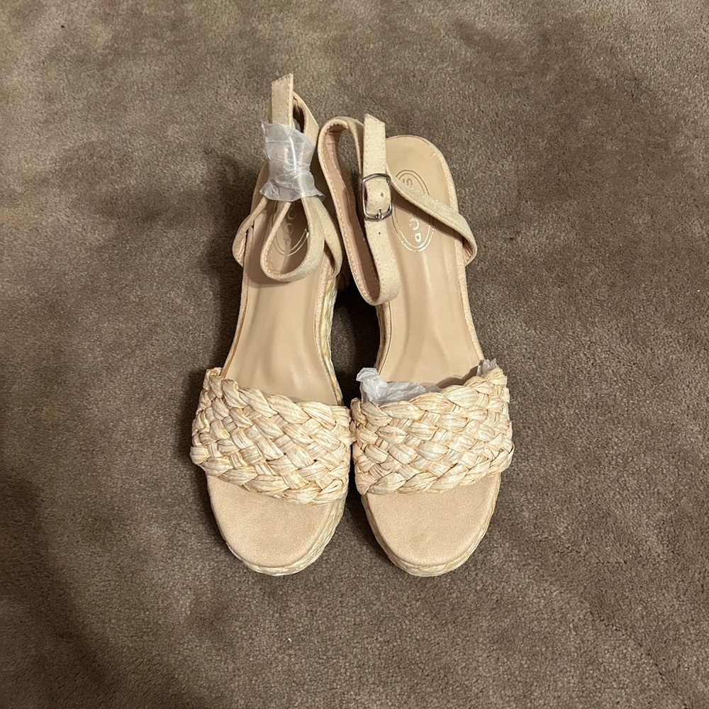 Woven Platform Sandals